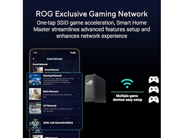 Asus GS-BE18000 0 Asus ROG STRIX GS-BE18000 Wireless Gami