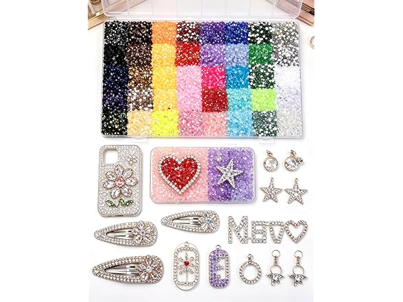 Klimonla Bedazzler Kit with Rhinestones