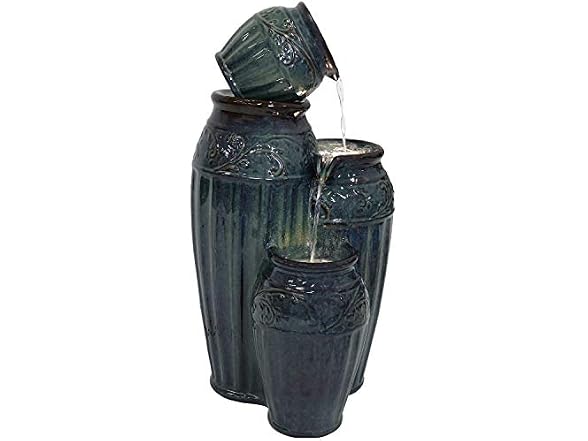 Tour de Vase Ceramic 27-Inch Fountain
