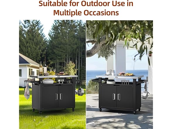 NUUK 42in Outdoor Kitchen Storage Island