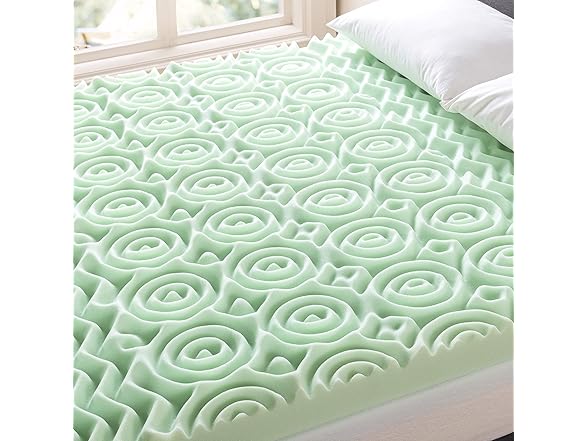 Mellow 4" 5-Zone Memory Foam Mattress Twin Topper