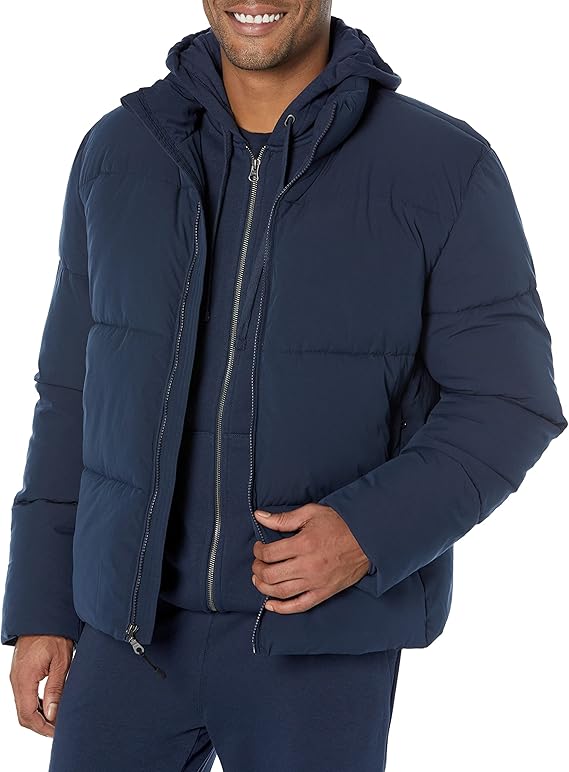 Amazon Essentials Mens Mock Neck Puffer Coat - Gallery 8