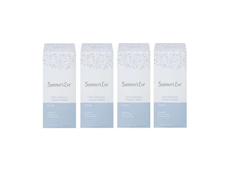 Summer's Eve Douche 4-Pack, Vinegar & Water
