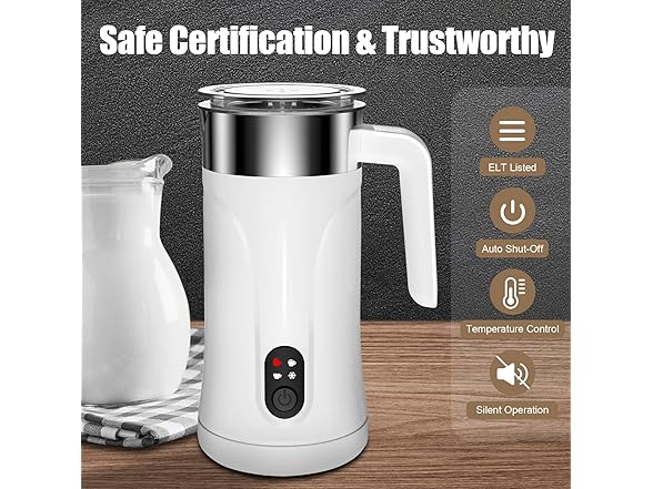 4-in-1 Milk Frother and Steamer