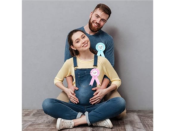 Ambishi Satin Fabric Daddy and Mommy Pin