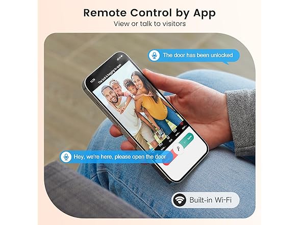 Smart Door Lock w/ Camera & Fingerprint