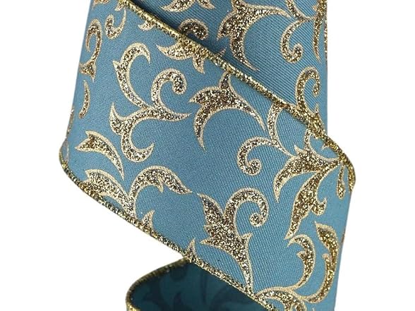 RG Ribbon 1.5" Filigree Swirl Acanthus