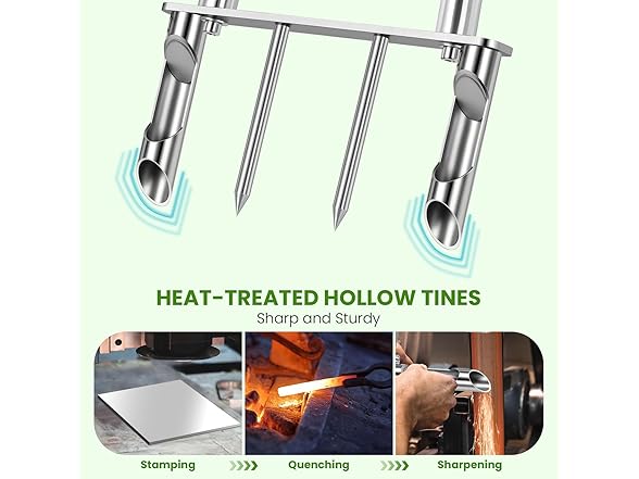 FLMAQE Manual Core Aerator Lawn Tool