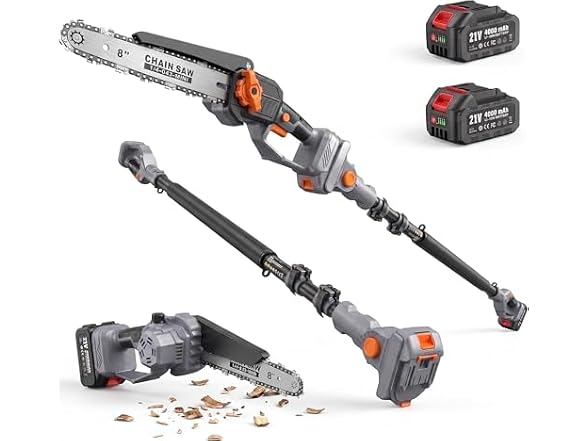 TaskStar 2-in-1 Pole Saw 8"