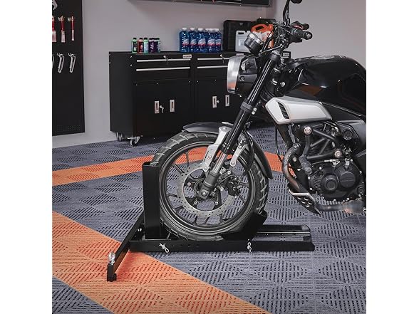 Motorcycle Wheel Chock Upright, 1800 lbs