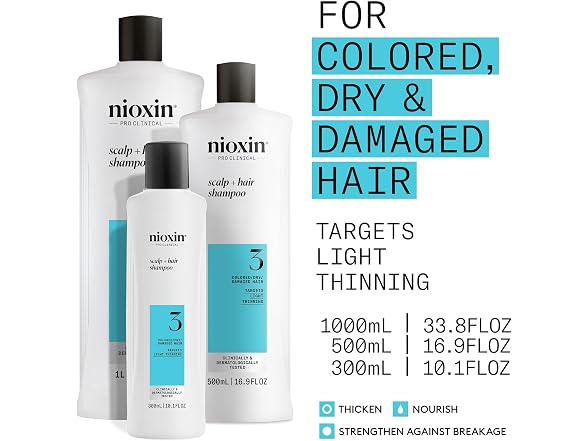 Nioxin System 3 Scalp + Hair Thickening Shampoo