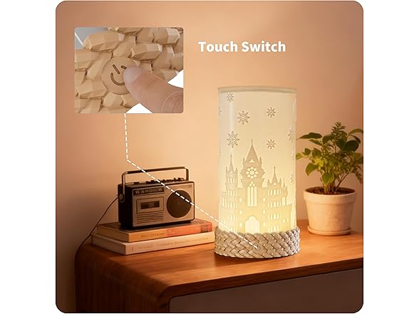 WISUCL W1579 Rotatable Cordless Table Lamp