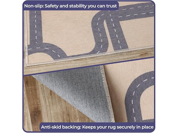 Superior Indoor Kids Rug, Cream