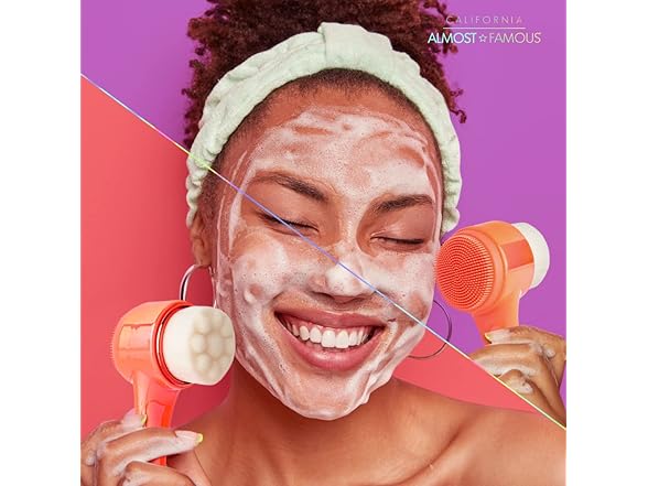 3PK Almost Famous Face Scrubber 2-in-1 Exfoliator