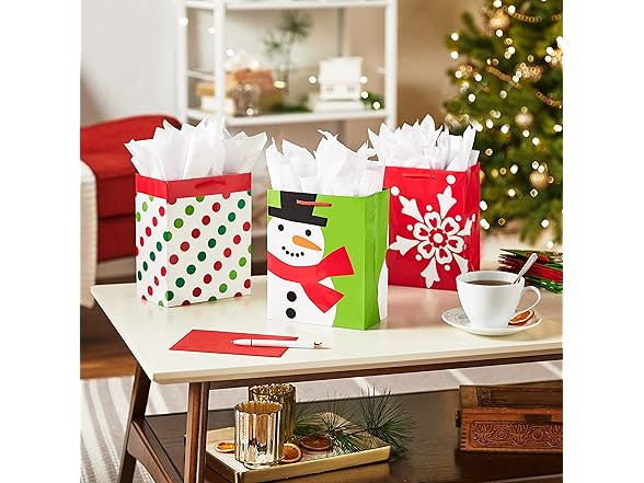 Image Arts 8" Medium Christmas Gift Bags