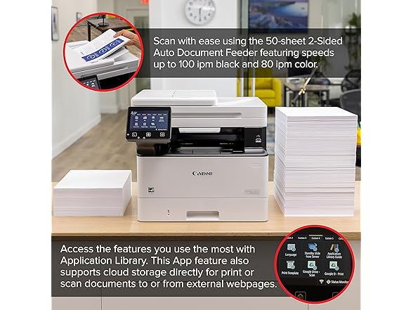 Canon imageCLASS MF465dw Monochrome Laser Printer
