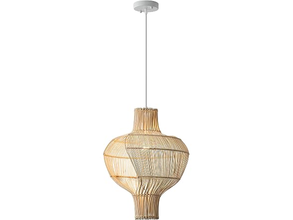 Parrot Uncle Medium 16" Rattan Pendant Light Fixture