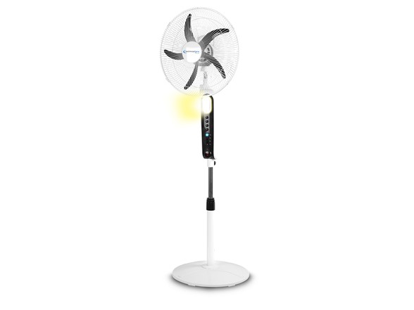 18” Rechargeable Fan with LED & Powerbank