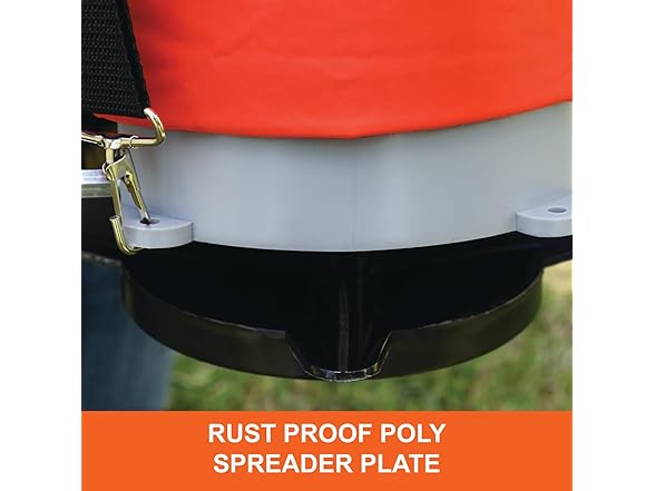 25 lb Handheld Bag Seeder Orange