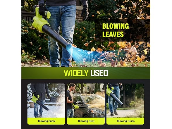 LUCKPRO Electric Cordless Leaf Blower