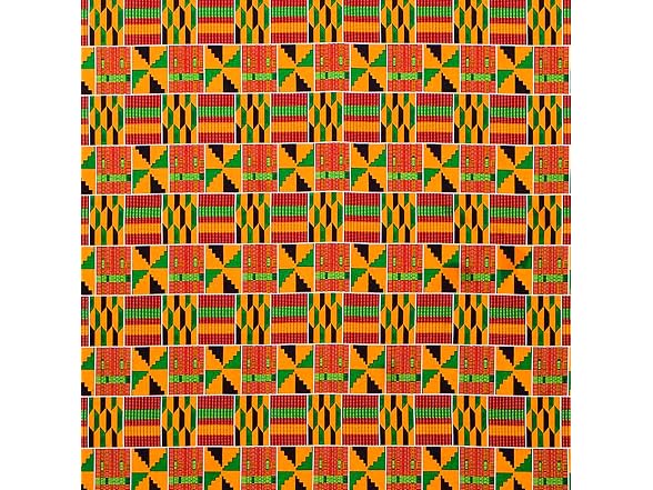 Stioyitois African Fabric 100% Cotton African Ankara Print