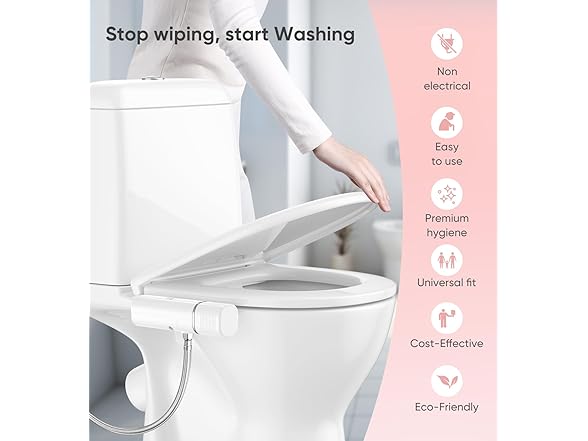 Ultra Slim Bidet Attachment