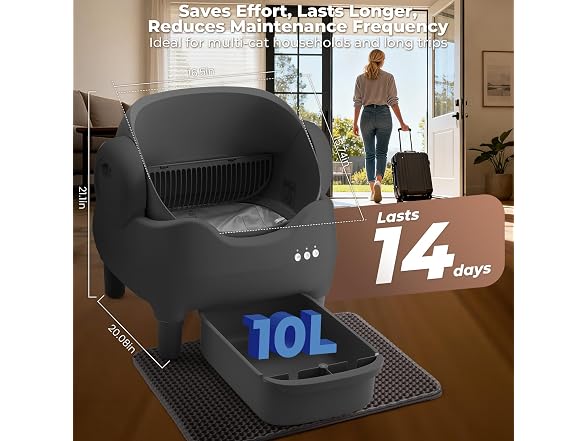 Automatic Self Cleaning Cat Litter Box