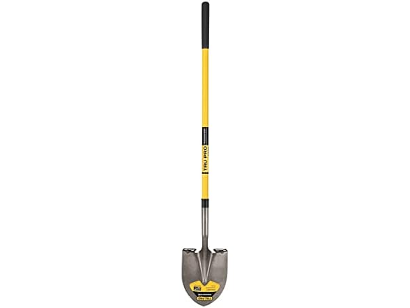 TRUPER PRL-F Handle Round Point Shovels Fiberglass