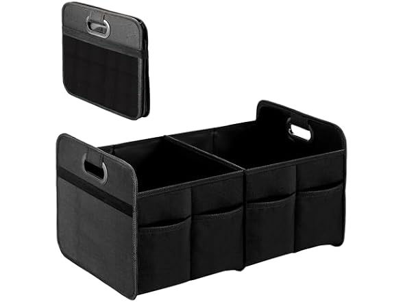 YSSOA Car Trunk Organizer 50L Black