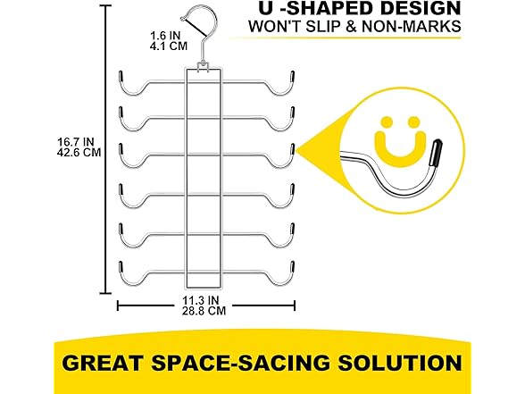 2 Pack Space Saving Tank Top Hangers