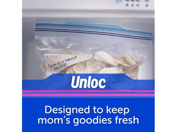 Ziploc Pint Food Storage Freezer Bags Grip n Seal