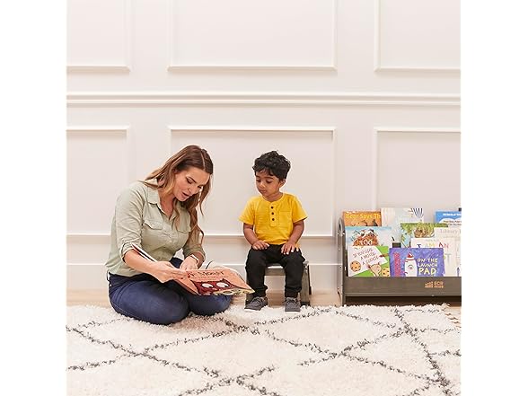 ECR4Kids Bentwood Chair, Grey Wash, 2Pk