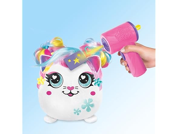 Canal Toys Airbrush Plush Hair’iffic Squishy Kitty