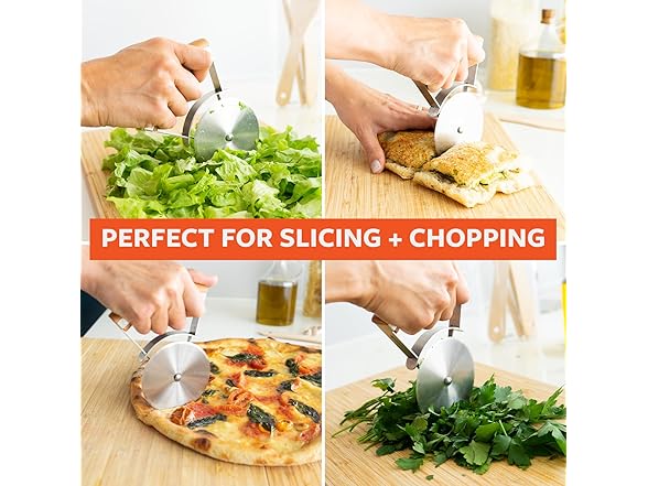  Stainless Steel Precision Pizza Wheel 