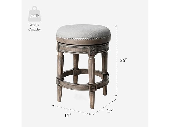 Maven Lane 26" Pullman Backless Counter Stool