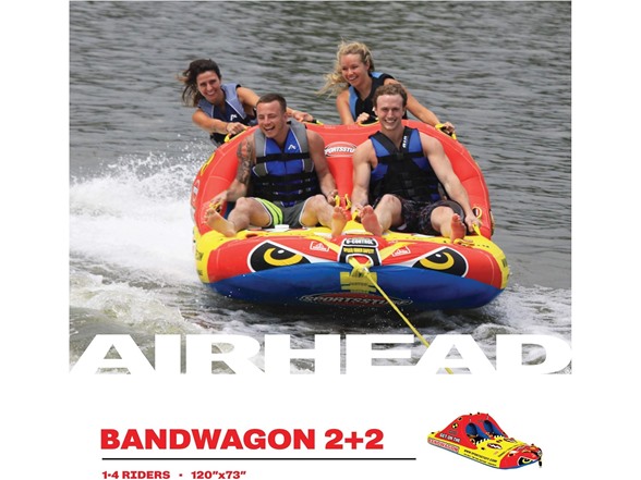 SportsStuff Bandwagon 2+2 Towable 1-4 Ride