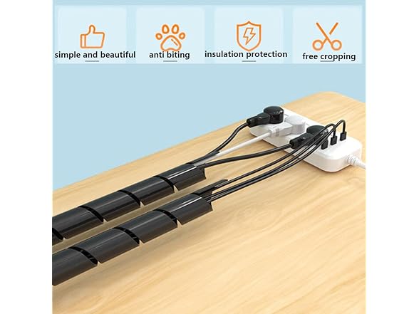 Tsurpcao Spiral Cable Wrap