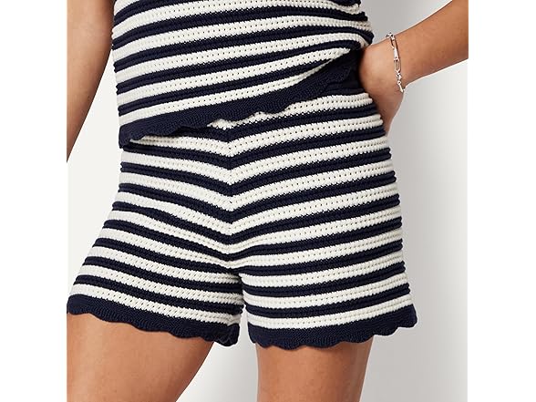 AE Womens Crochet Tank & Shorts Set