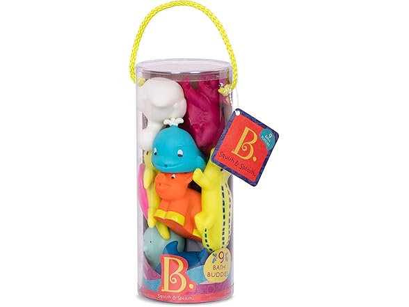 B. toys – Animal Bath Squirts 9-Pk