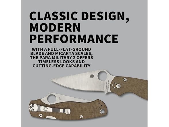 Spyderco Military 2 Signature Knife 3.47"