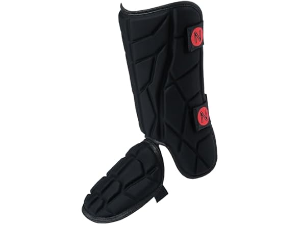 NURIBASE Batter's Leg Guards Black Adult