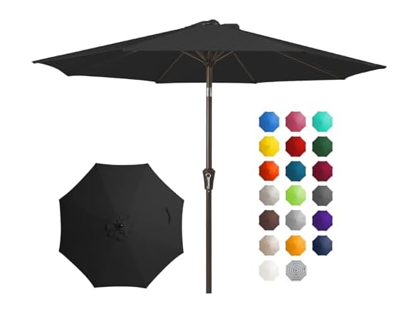 JEAREY 10FT Patio Market Umbrella