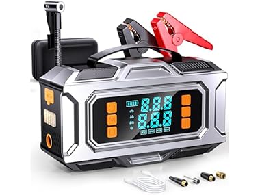 $38.99, Was $99.99, 61% Off! Unleivpe Jump Starter with Air Compressor dealfomo