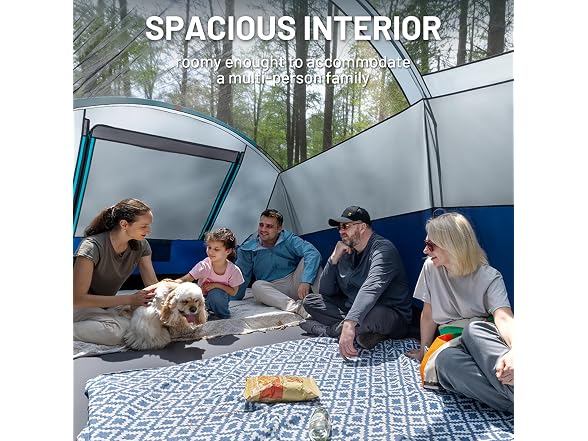 TIMBER RIDGE 8 Person Family Camping Tent