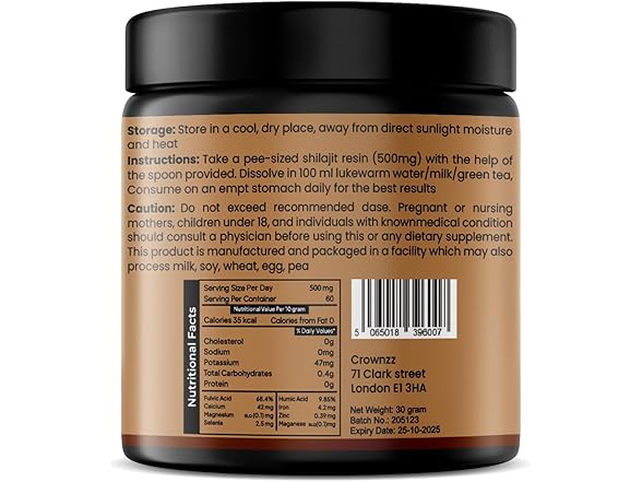 Organic Gold Grade Himalayan Shilajit Resin