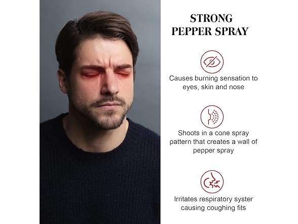 (7 Pack) OC Gel Pepper Spray | 32 Bursts 2.0%