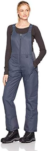 Arctix Women's Essential Insulated Bib Overalls, Steel, 3X Short