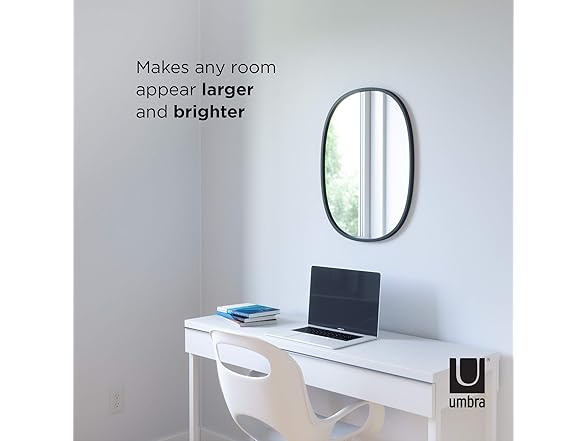 Umbra Hub Oval Mirror