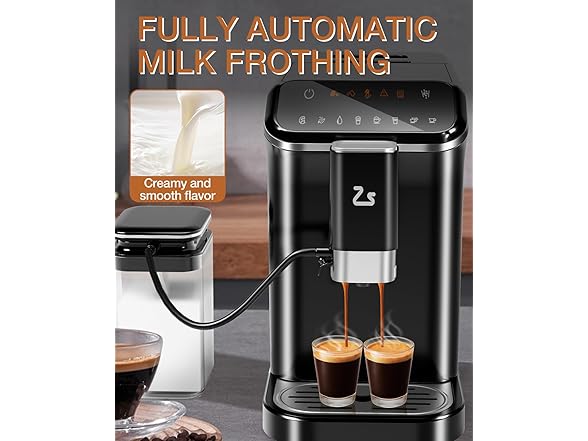 Zstar Fully Automatic Espresso Machine with Automatic Milk Frother