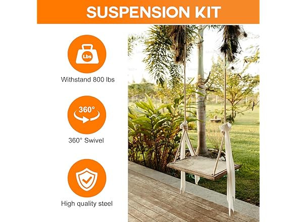 GOMADEIT Swing Hangers Heavy Duty Swing
